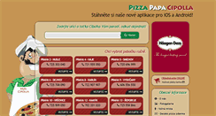 Desktop Screenshot of pizzacipolla.cz